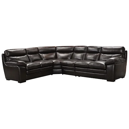 Casual 4-Piece Sectional Sofa